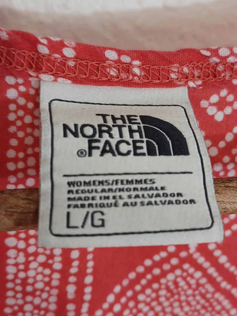 The North Face Barilles Coral Geometric Print Henley Tank Top Size Large - Picture 6 of 9